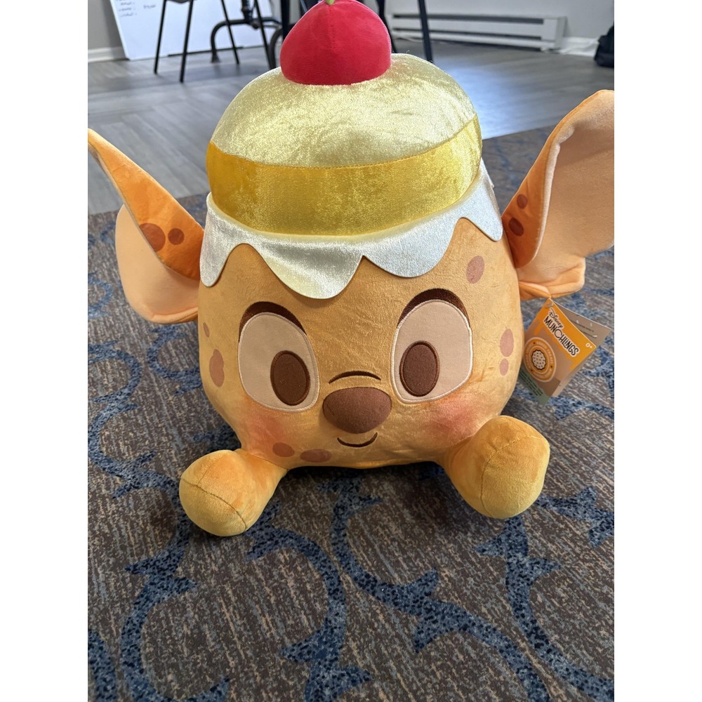 Disney Munchlings Pineapple‎ Upside Down Cake Stitch Plush Baked Treats 15"